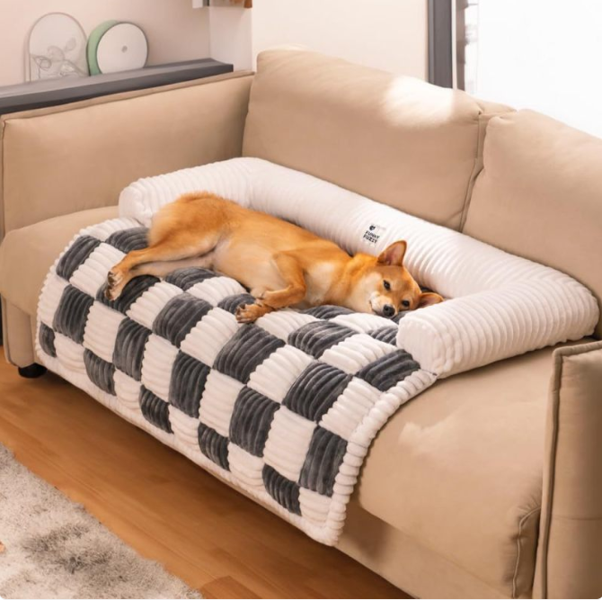 Plush Warm Pet Bed - Cozy Comfort
