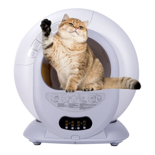 Smart Self-Cleaning Litter Box - App Controlled, Auto Scooping