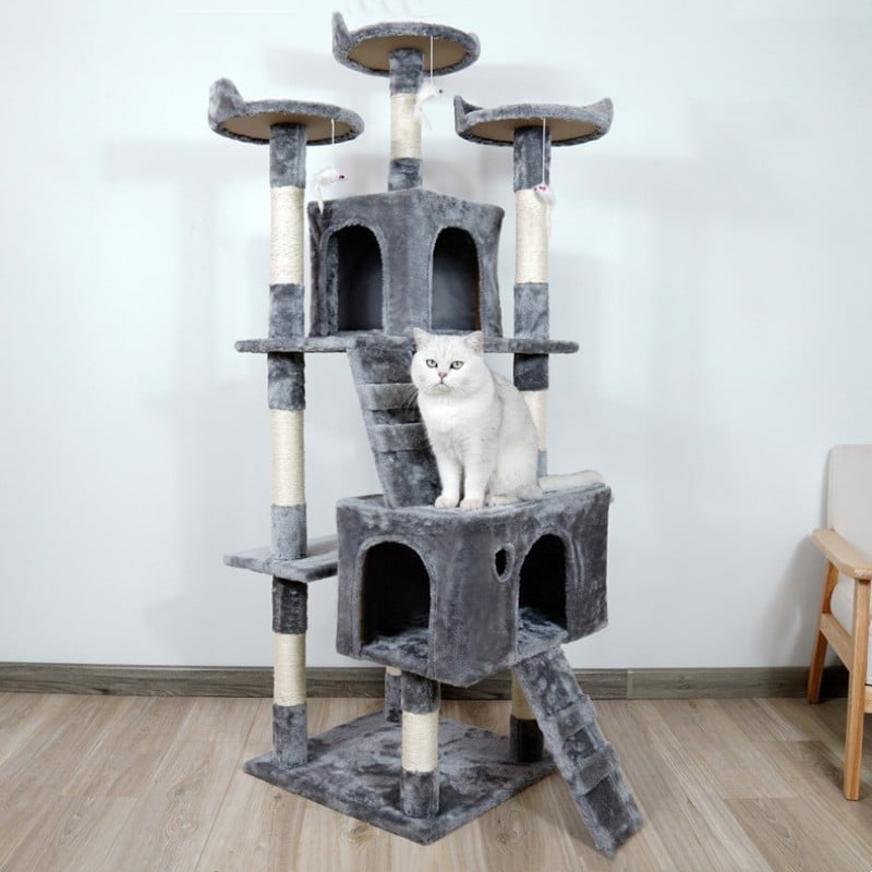 Cat Climber & Cat House - Scratch Tree