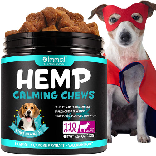 Calming Chews for Dogs - 110 Soft Chews, Beef Flavor