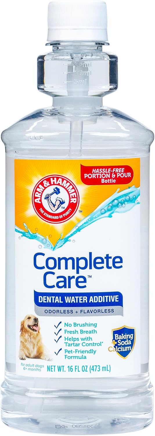 Dental water additive for dogs 16oz bottle
