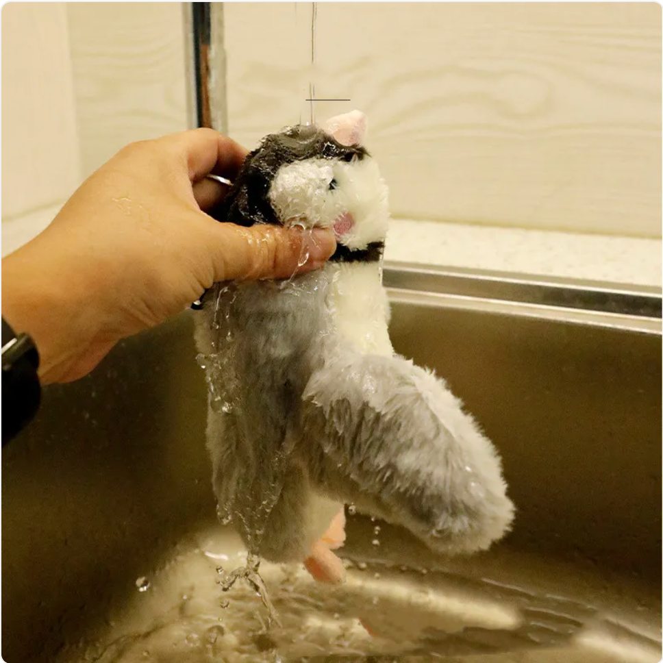 Interactive Plush Pet Toy - Fish & Bird