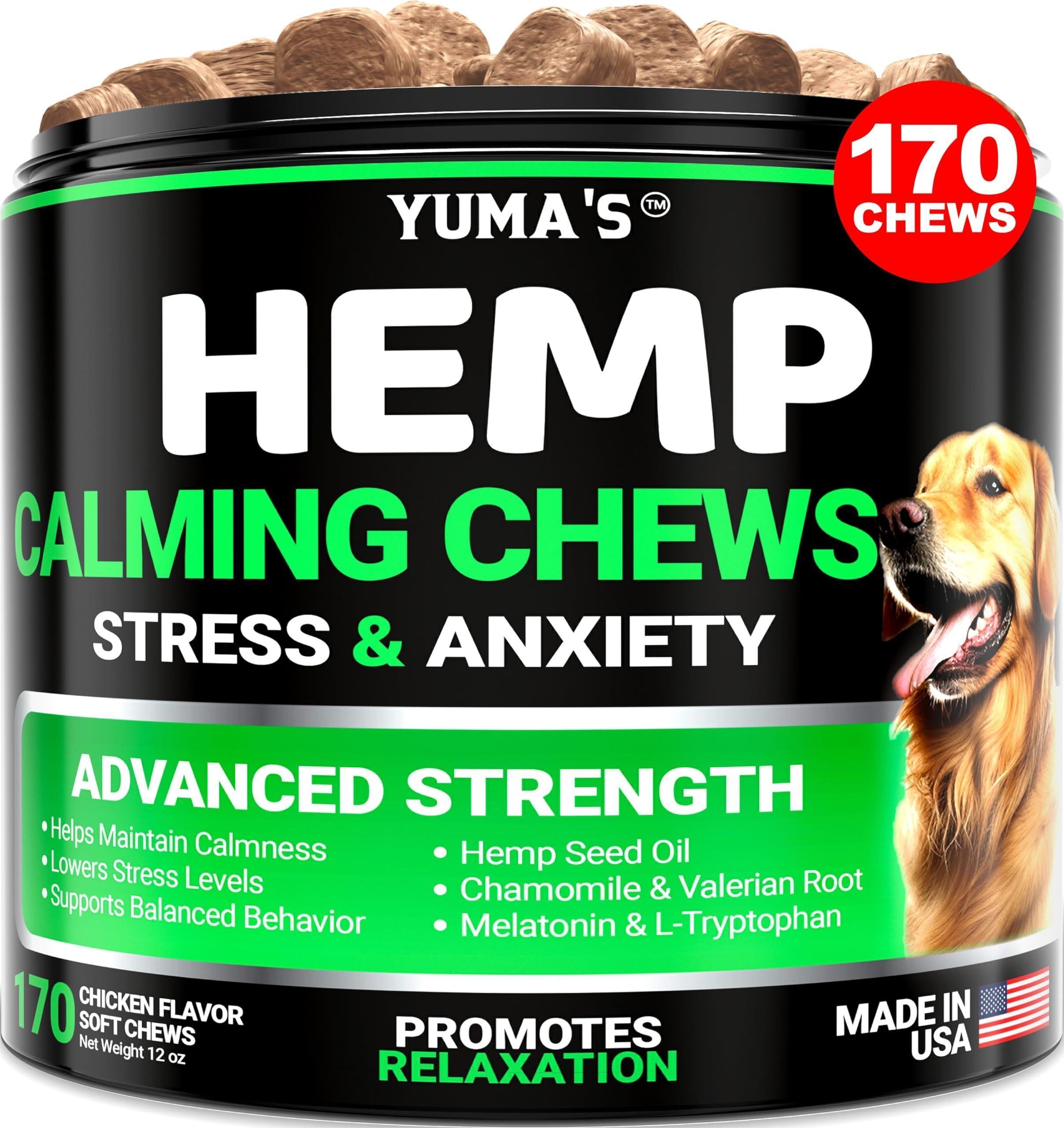 Hemp Calming Chews for Dogs - Advanced Formula