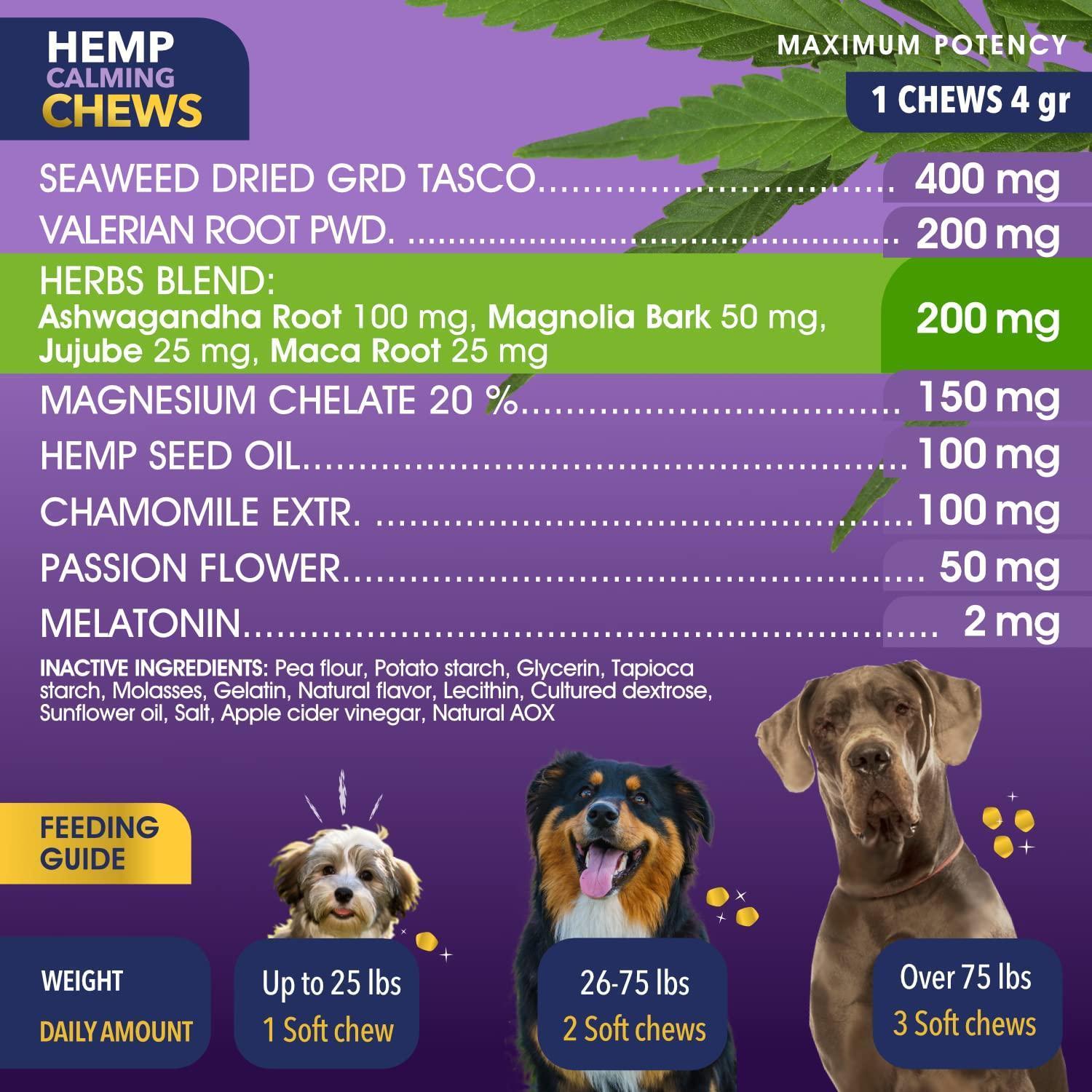 Hemp Calming Chews - Anxiety Relief