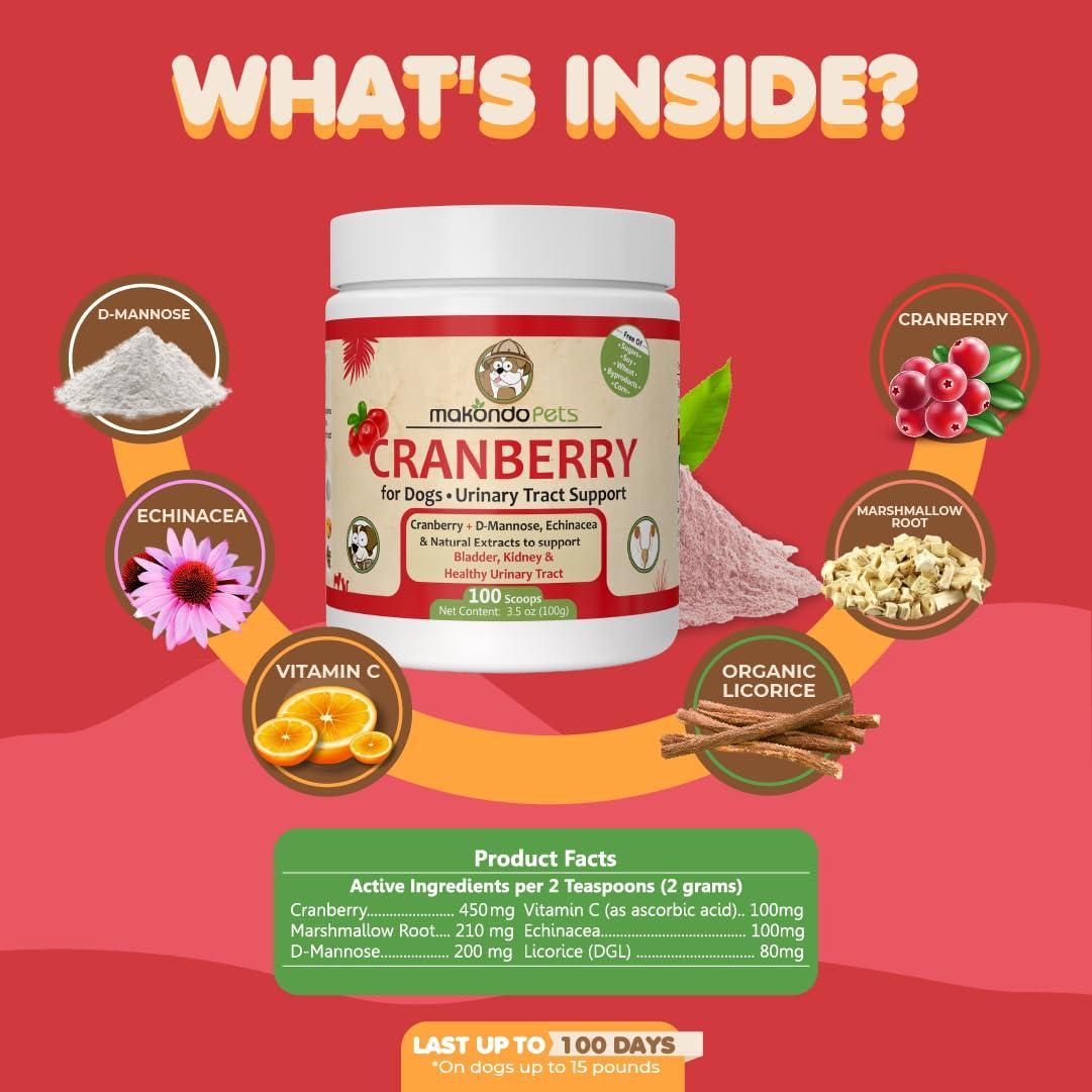 Dog Cranberry Supplement - UTI Support