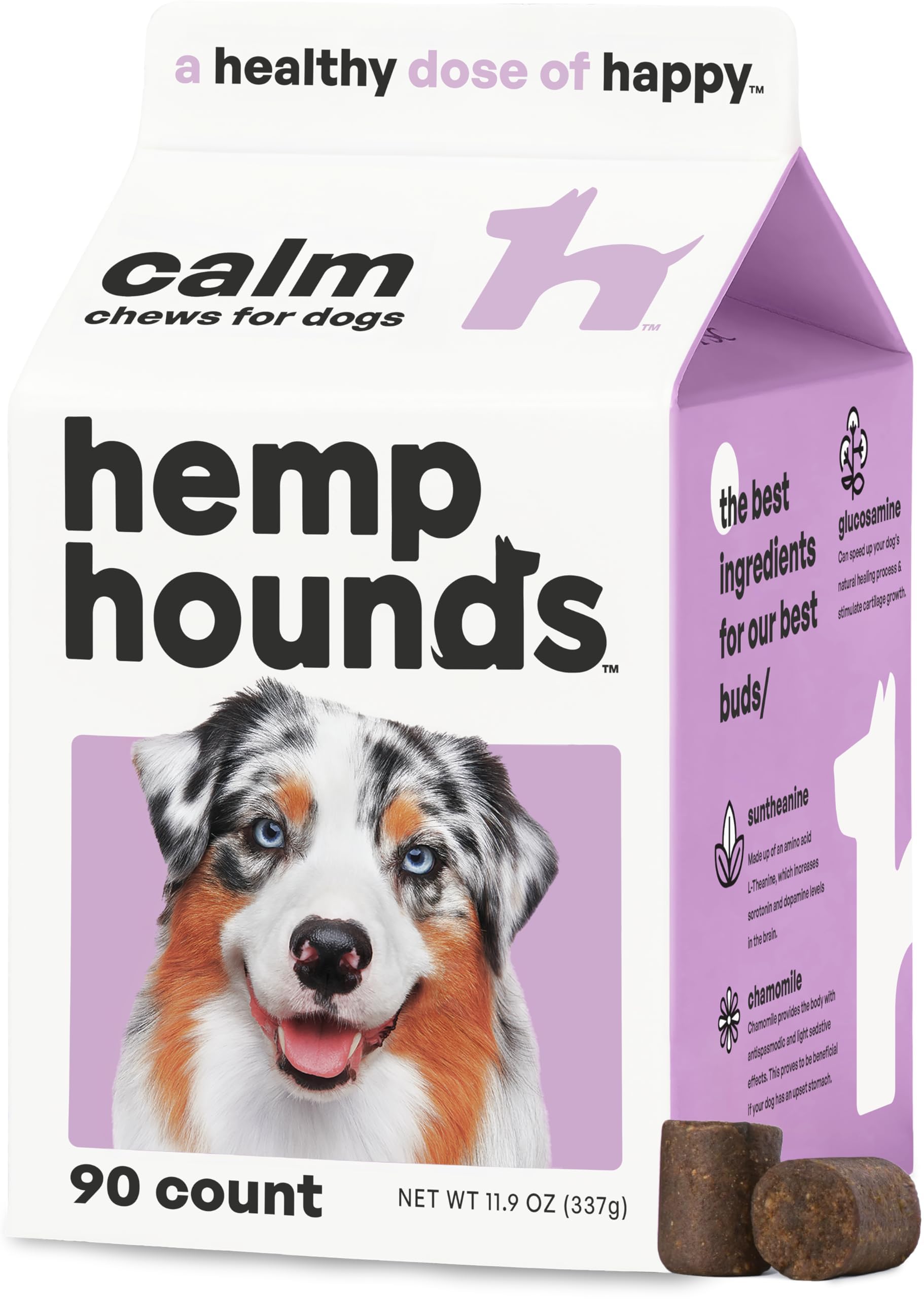 Hemp Hounds Calming Chews for Dogs