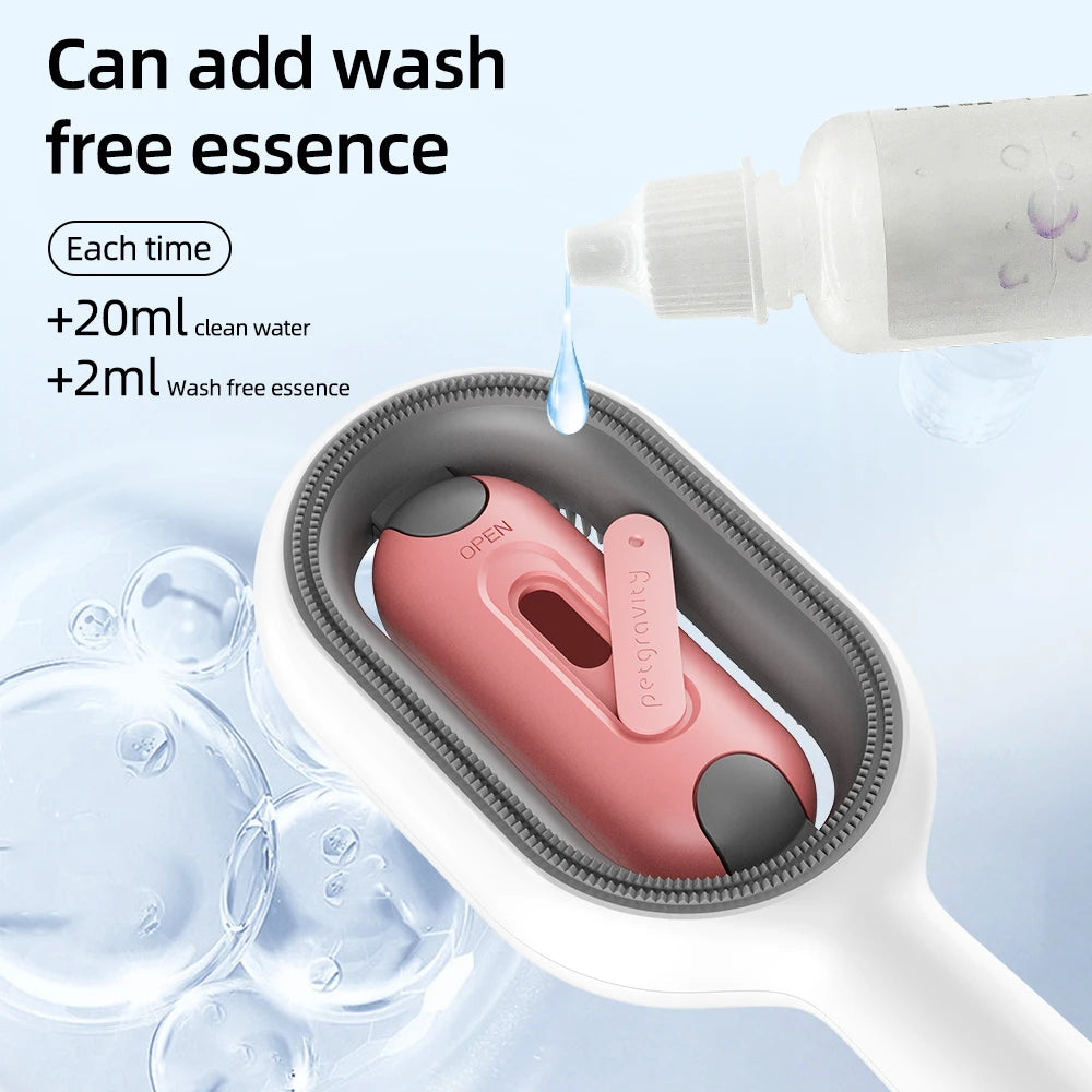 Deshedding brush with 100 cleaning wipes included