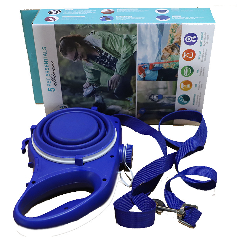 Pet Leash, Water Bottle & Cup Set