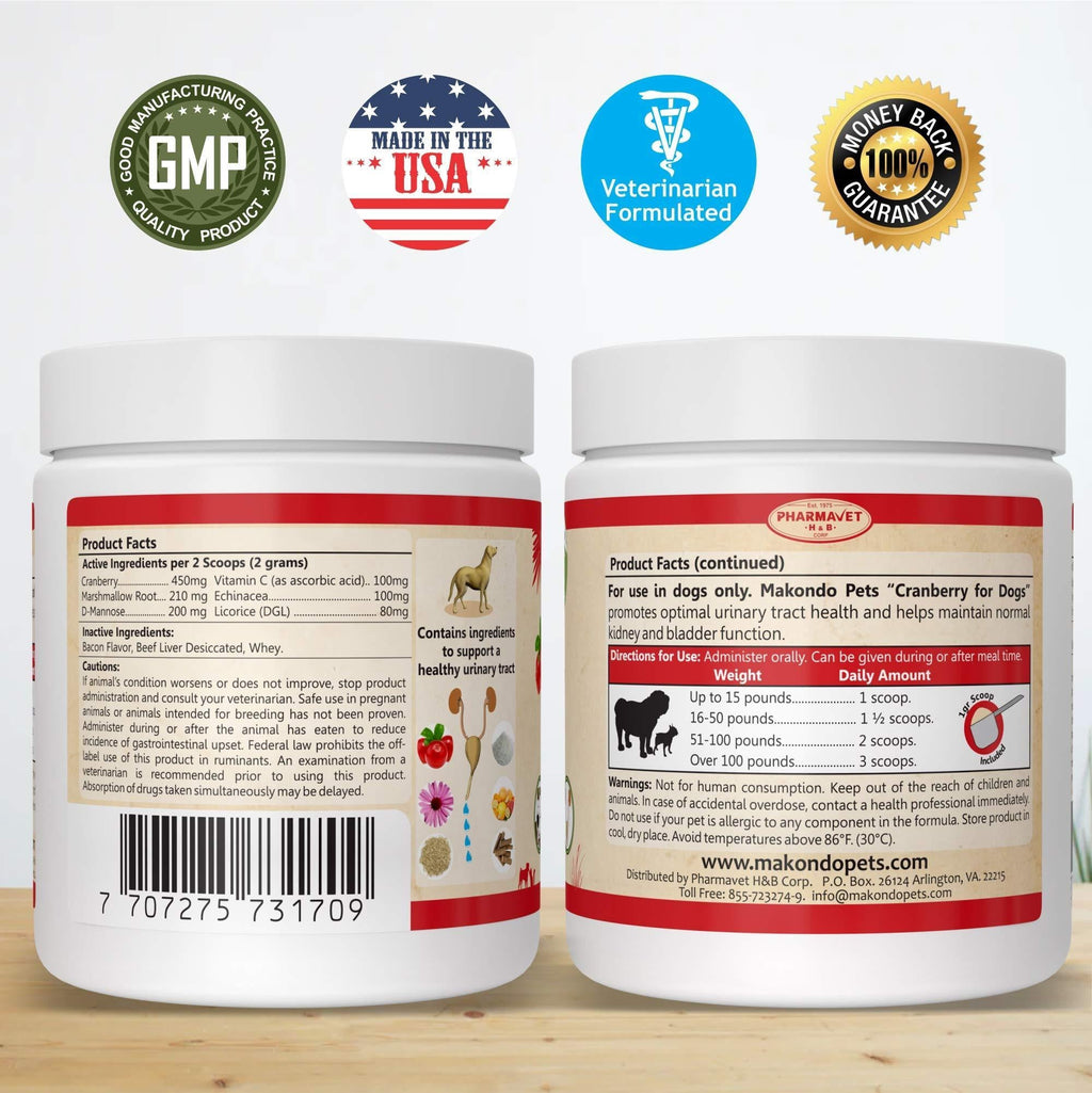 Dog Cranberry Supplement - UTI Support