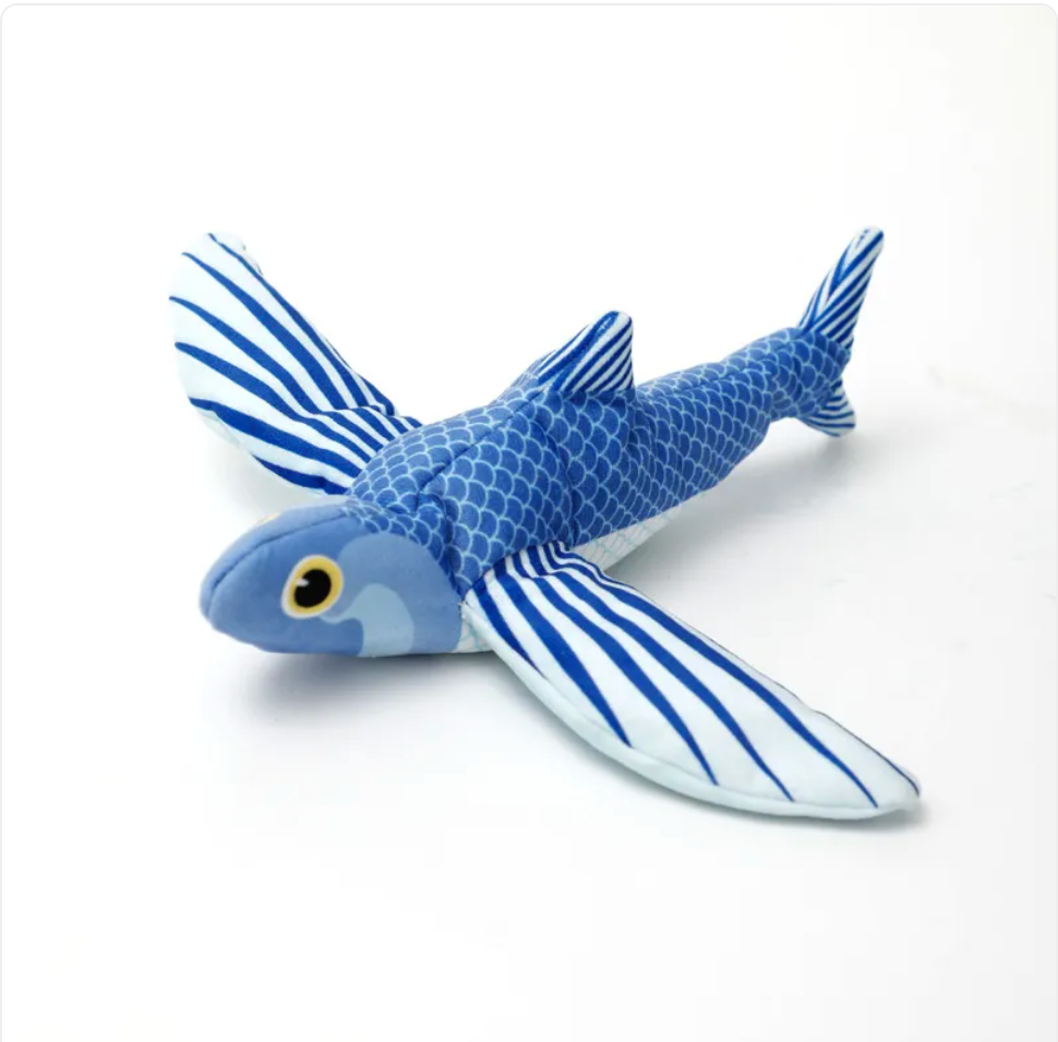 Interactive Plush Pet Toy - Fish & Bird
