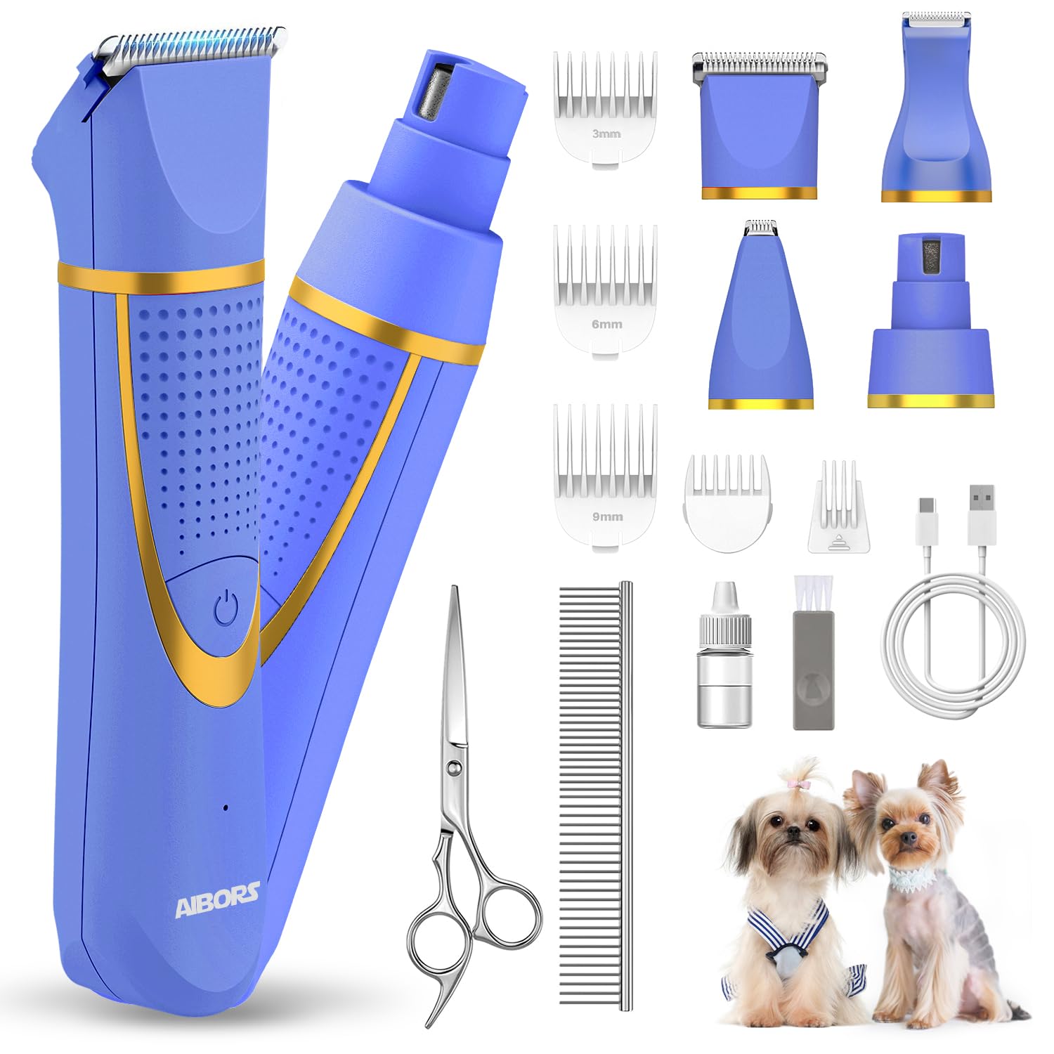 4-in-1 Cordless Dog Grooming Kit