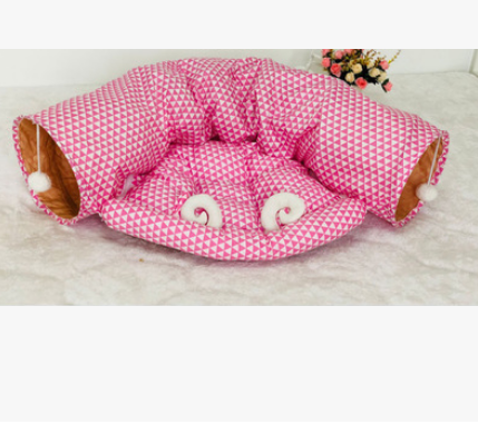 Cat Tunnel & Bed Comfort Set