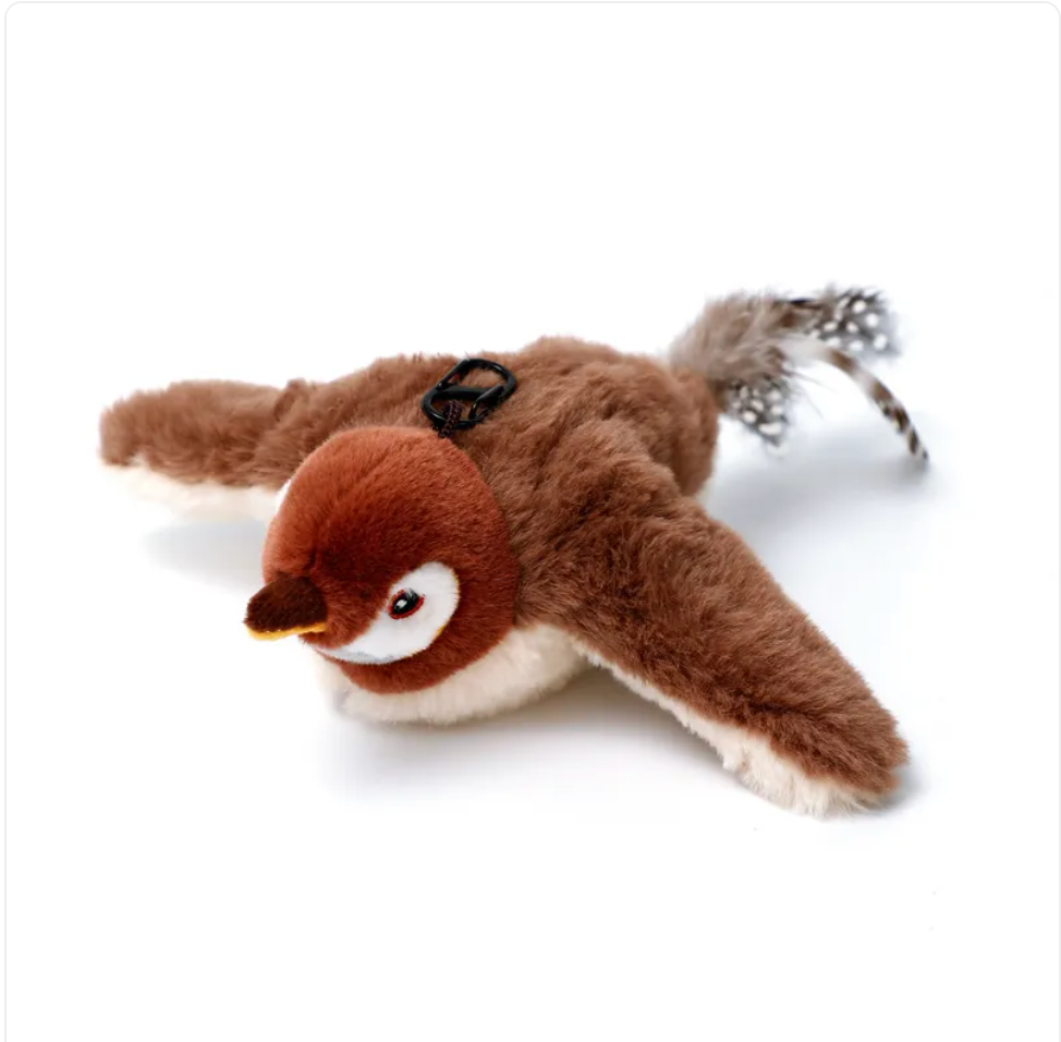 Interactive Plush Pet Toy - Fish & Bird