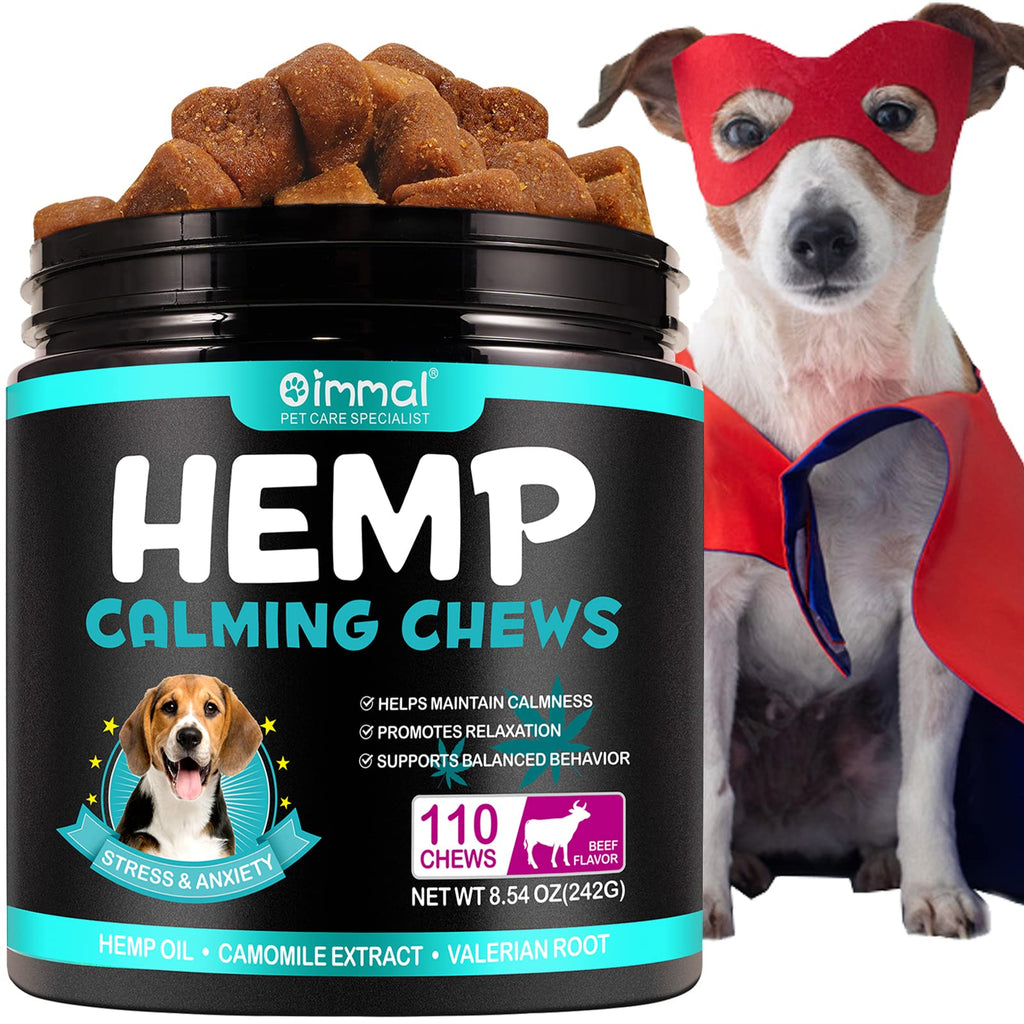Calming Chews for Dogs - 110 Soft Chews, Beef Flavor