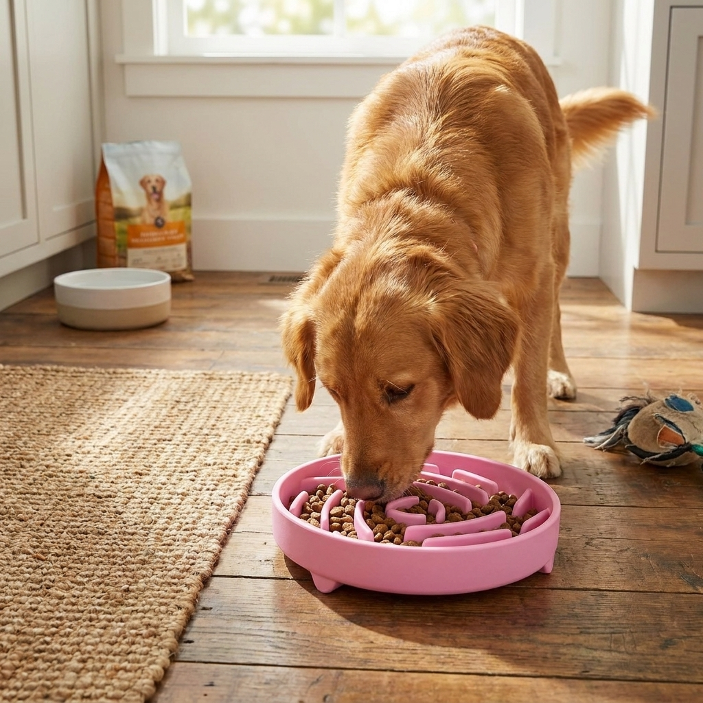 Silicone Slow Feeder Dog Bowl
