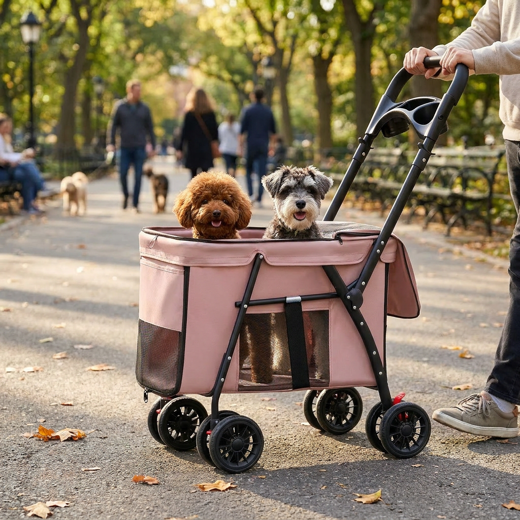 Pet Stroller for Cats & Dogs