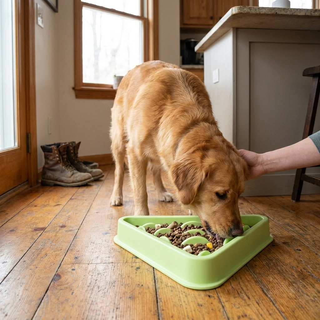 Dog Slow Feeder Bowl