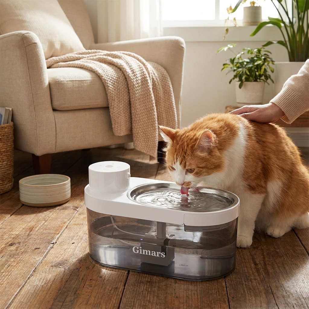 Wireless Cat Water Fountain 4L