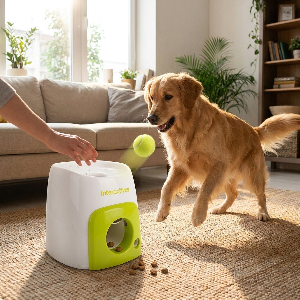 Interactive Pet Ball Launcher